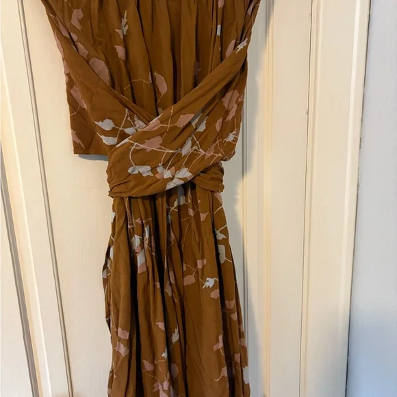 Noa Noa Multi-Wear Brown Maxi Dress M - Picture 5 of 6